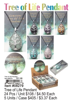 Tree of Life Pendants 24 Pcs.